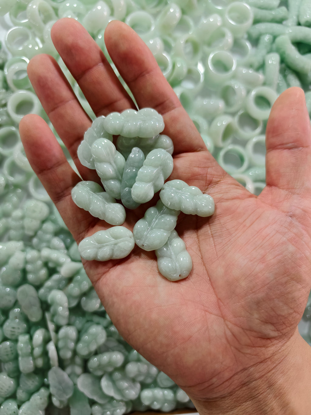 Jade Leaf Pendant