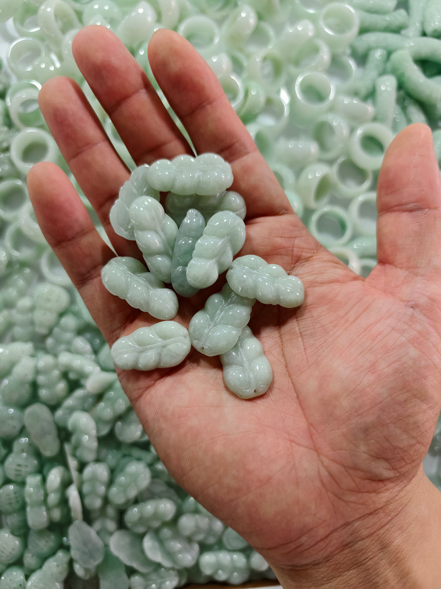 Jade Leaf Pendant