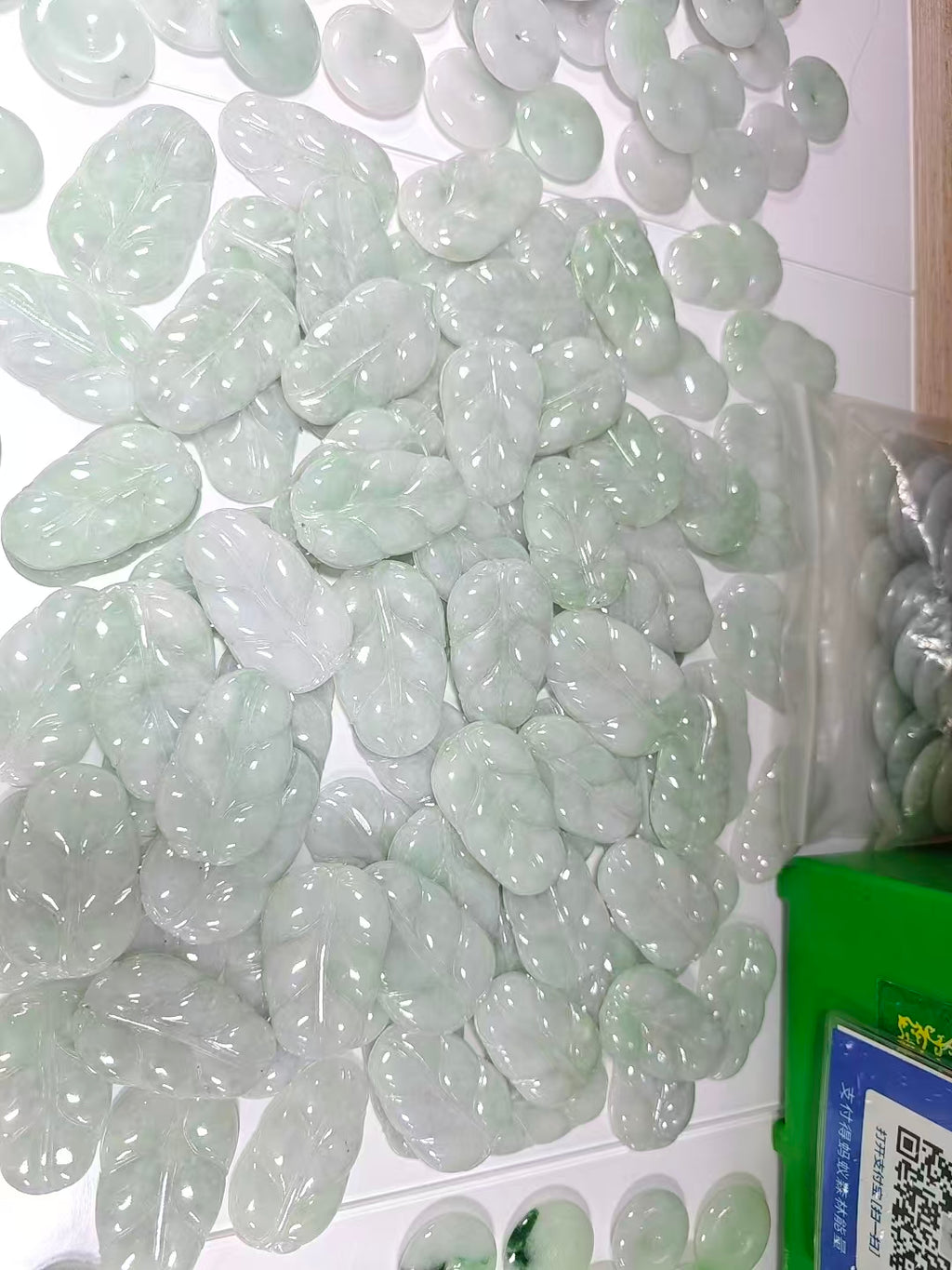 Jade Leaf Pendant - Large Size