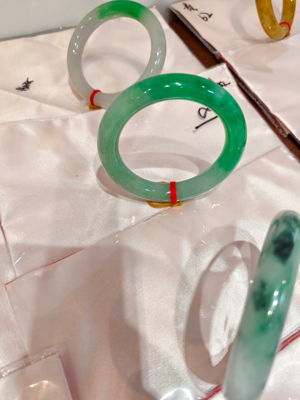 Treated Jadeite Bangle