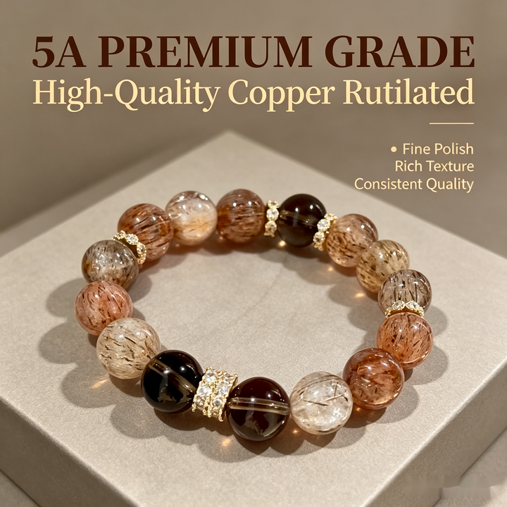 Super Seven Smoky Quartz Bracelet