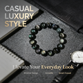 Rainbow Obsidian Protection Bracelet — 12mm