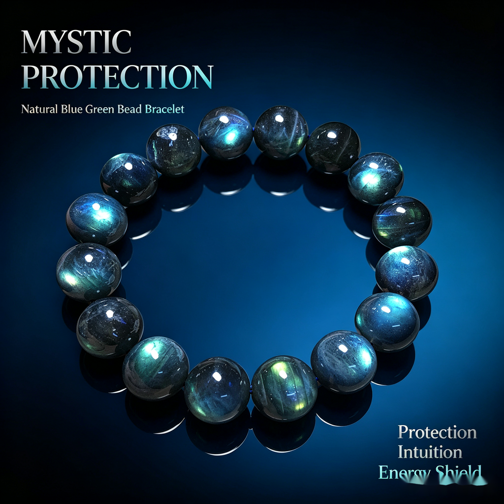 Grey Moonstone Bracelet - 12mm Inner Calm