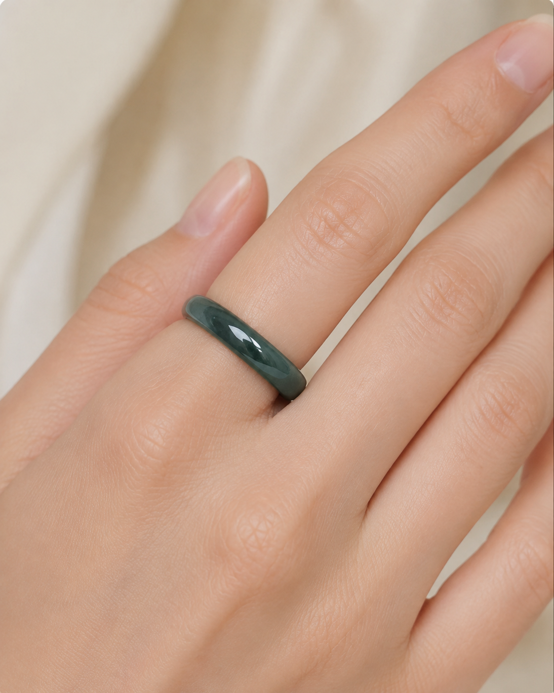 Jade Ring - Guatemalan Style