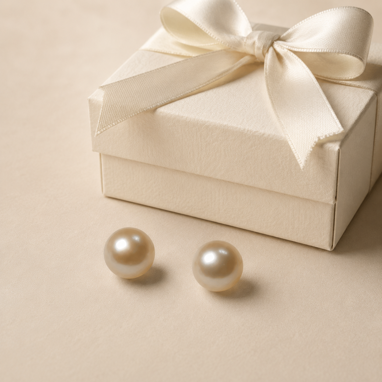 Champagne Freshwater Pearl Studs