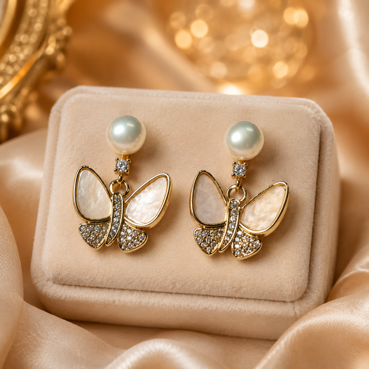 Mother-of-Pearl Butterfly Drops