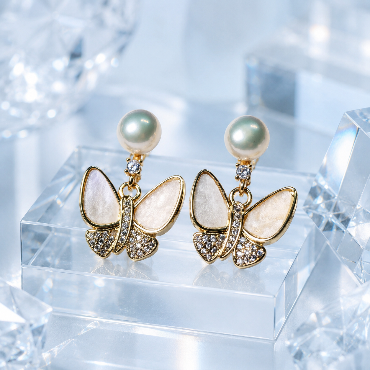 Mother-of-Pearl Butterfly Drops