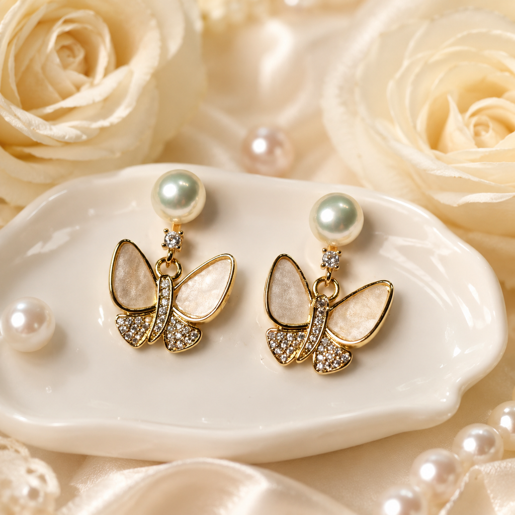 Mother-of-Pearl Butterfly Drops