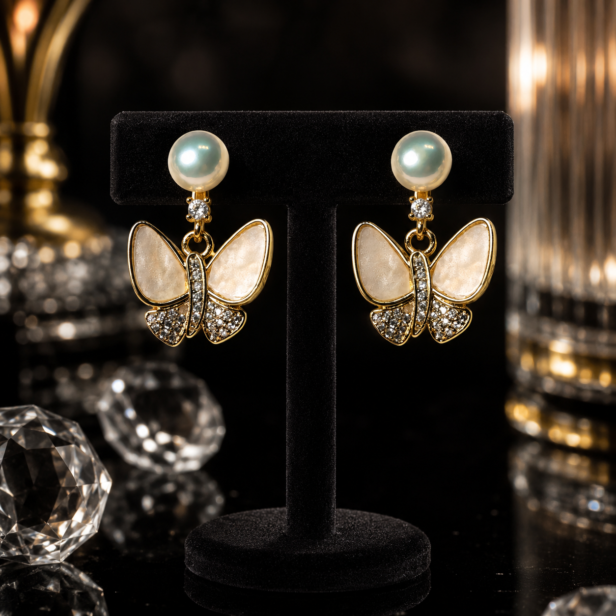 Mother-of-Pearl Butterfly Drops