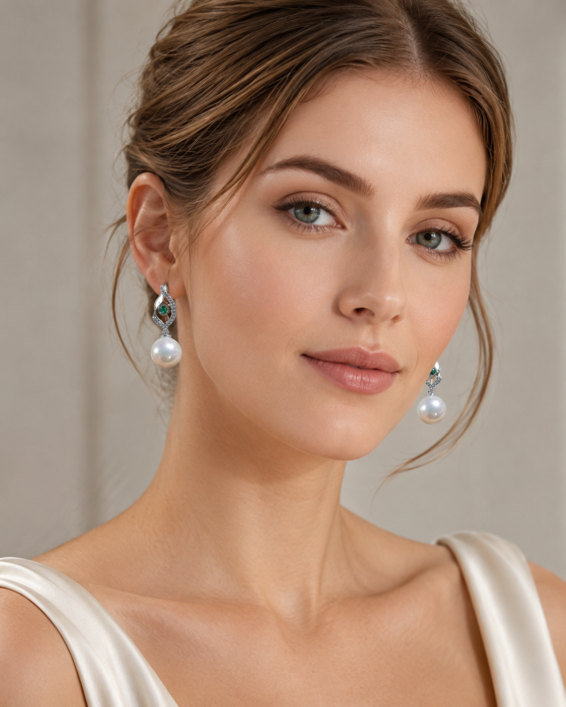 Sterling Silver Peacock Pearl Drops