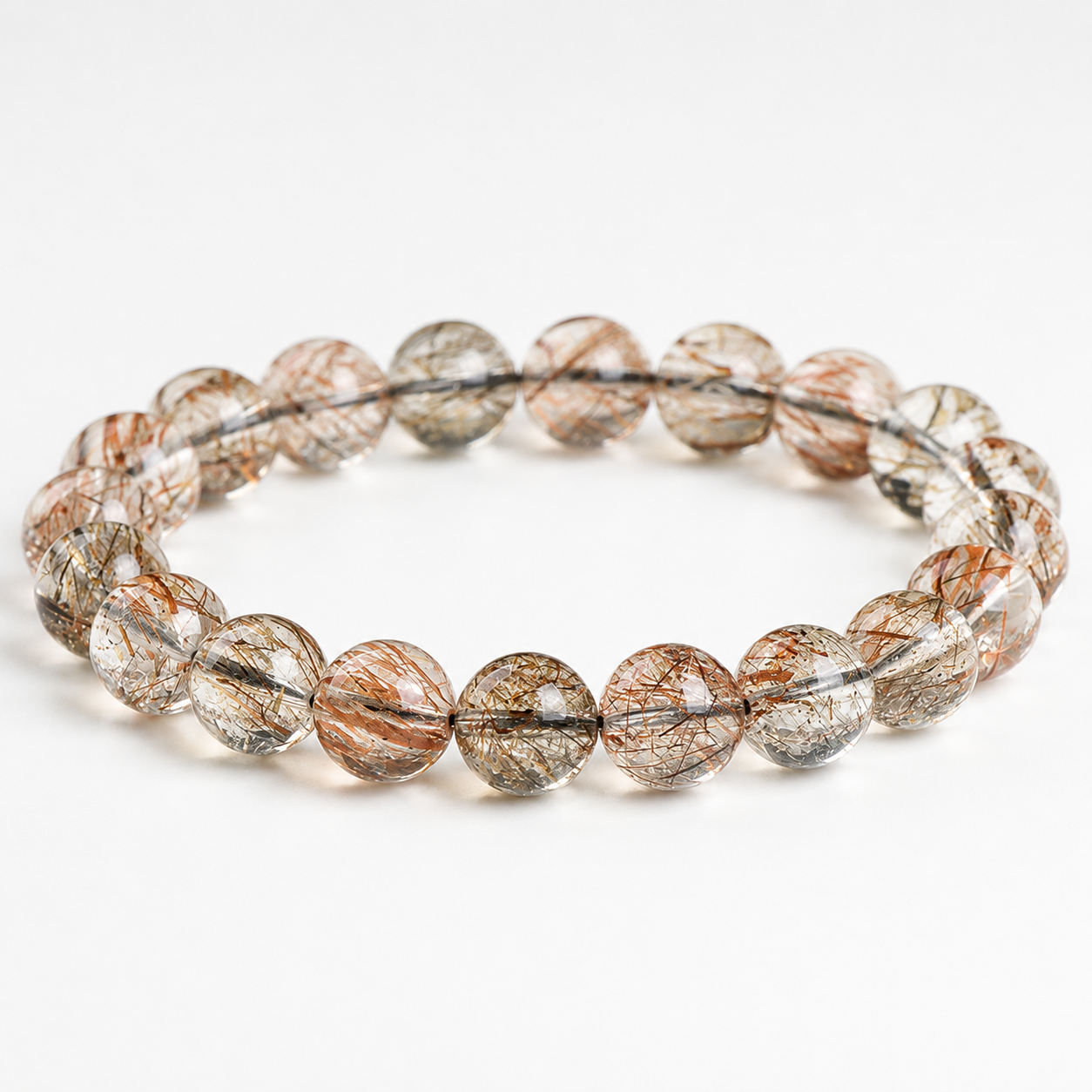 Black Gold Super Seven Bracelet — Dark Luxury Energy — 12mm