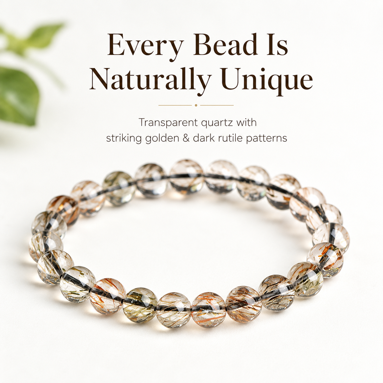 Black Gold Super Seven Bracelet — Dark Luxury Energy — 12mm