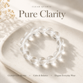 Clear Quartz Bracelet - 12mm Everyday Clarity