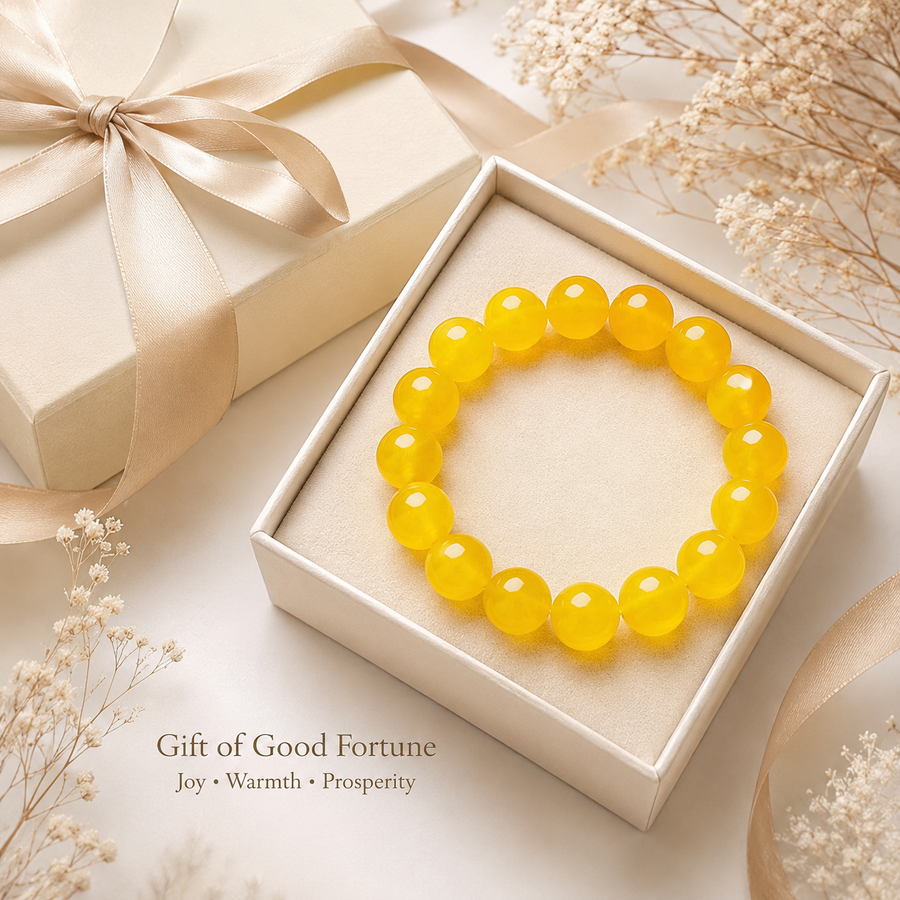 Tangerine Quartz Bracelet - 14mm