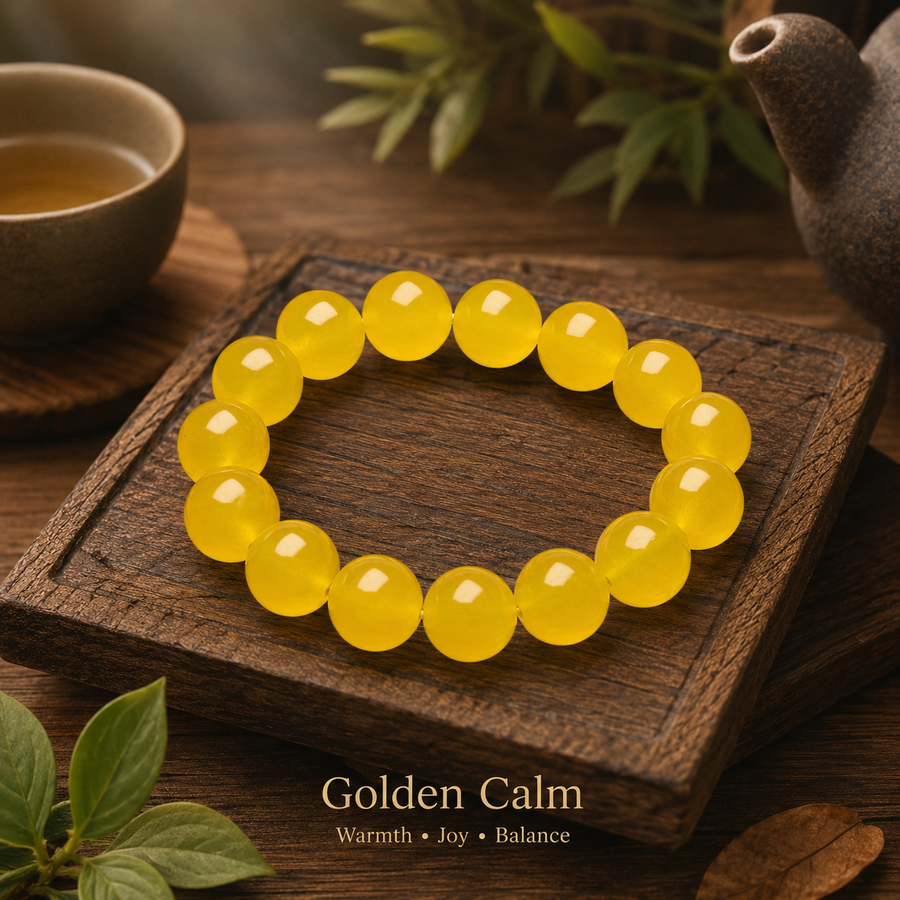 Tangerine Quartz Bracelet - 14mm