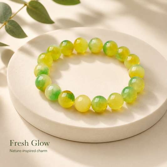 Lucky Green Quartz Bracelet - Abundance Energy