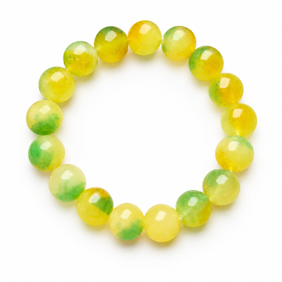 Green & Yellow Quartz Bracelet