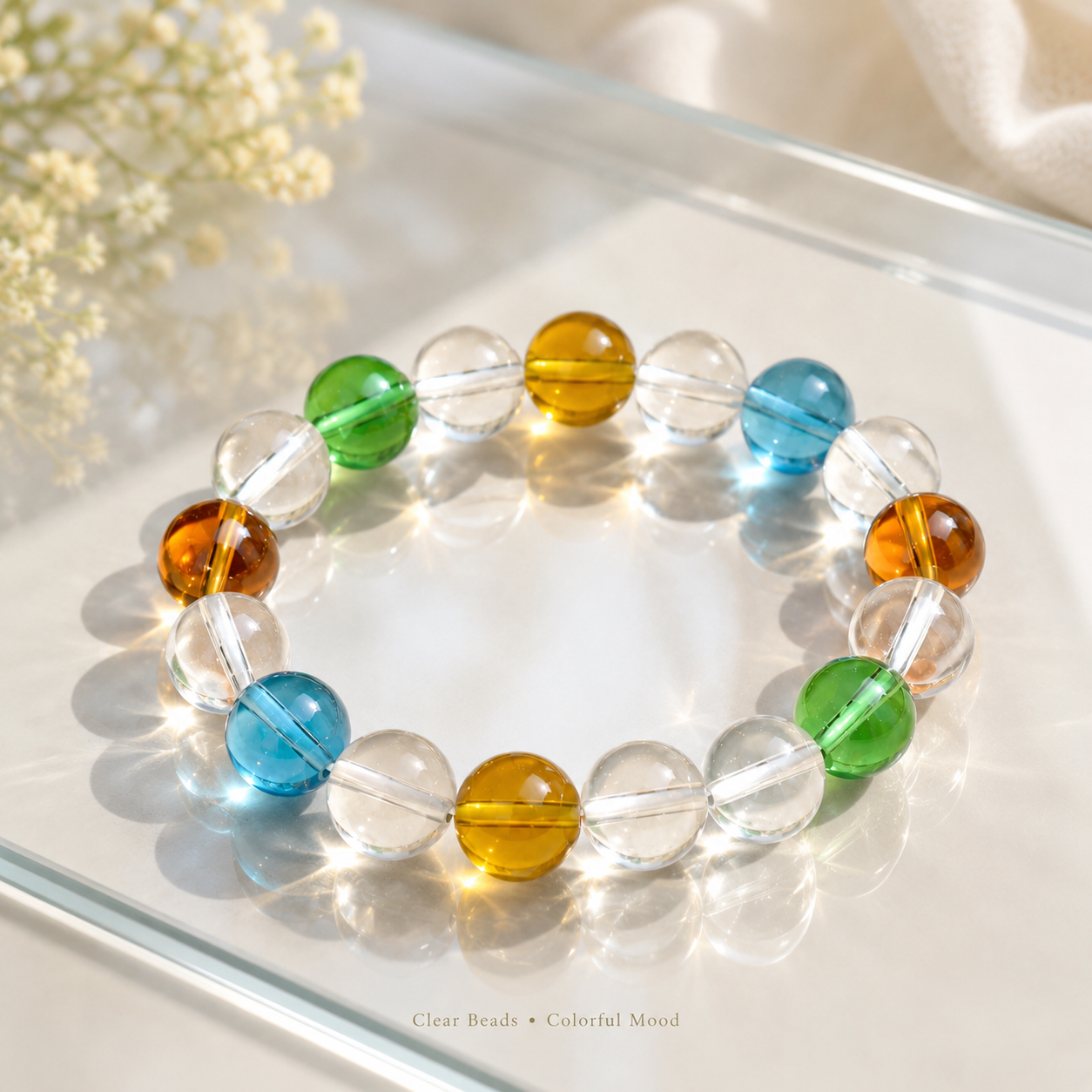 Daily Balance Crystal Bracelet - 14mm