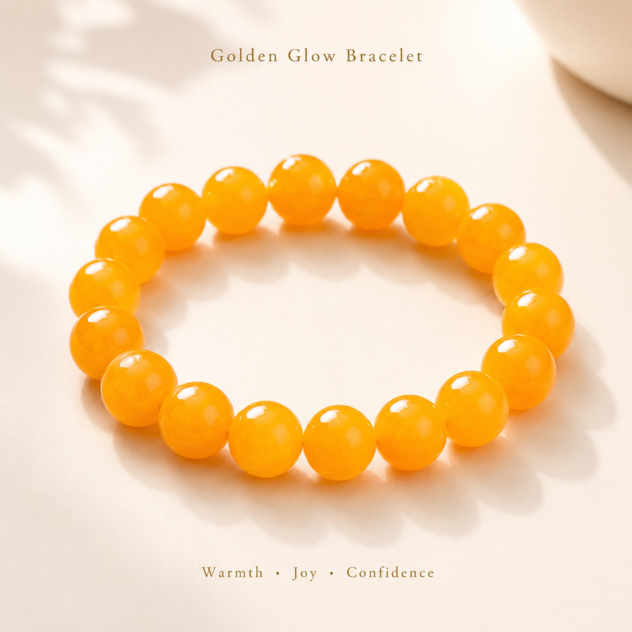 Orange Quartz Bracelet - 14mm