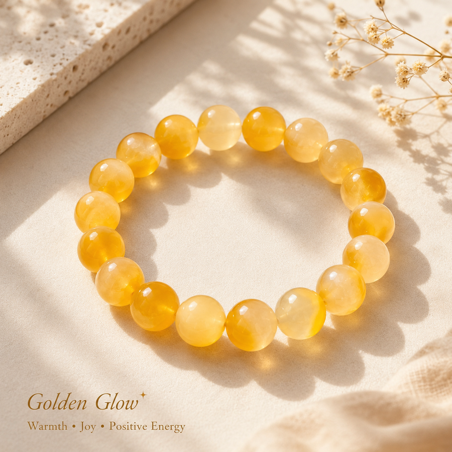 Mixed Quartz Beaded Bracelet - 14mm