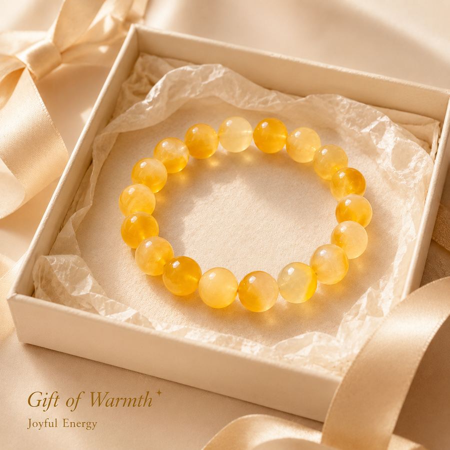 Mixed Quartz Beaded Bracelet - 14mm