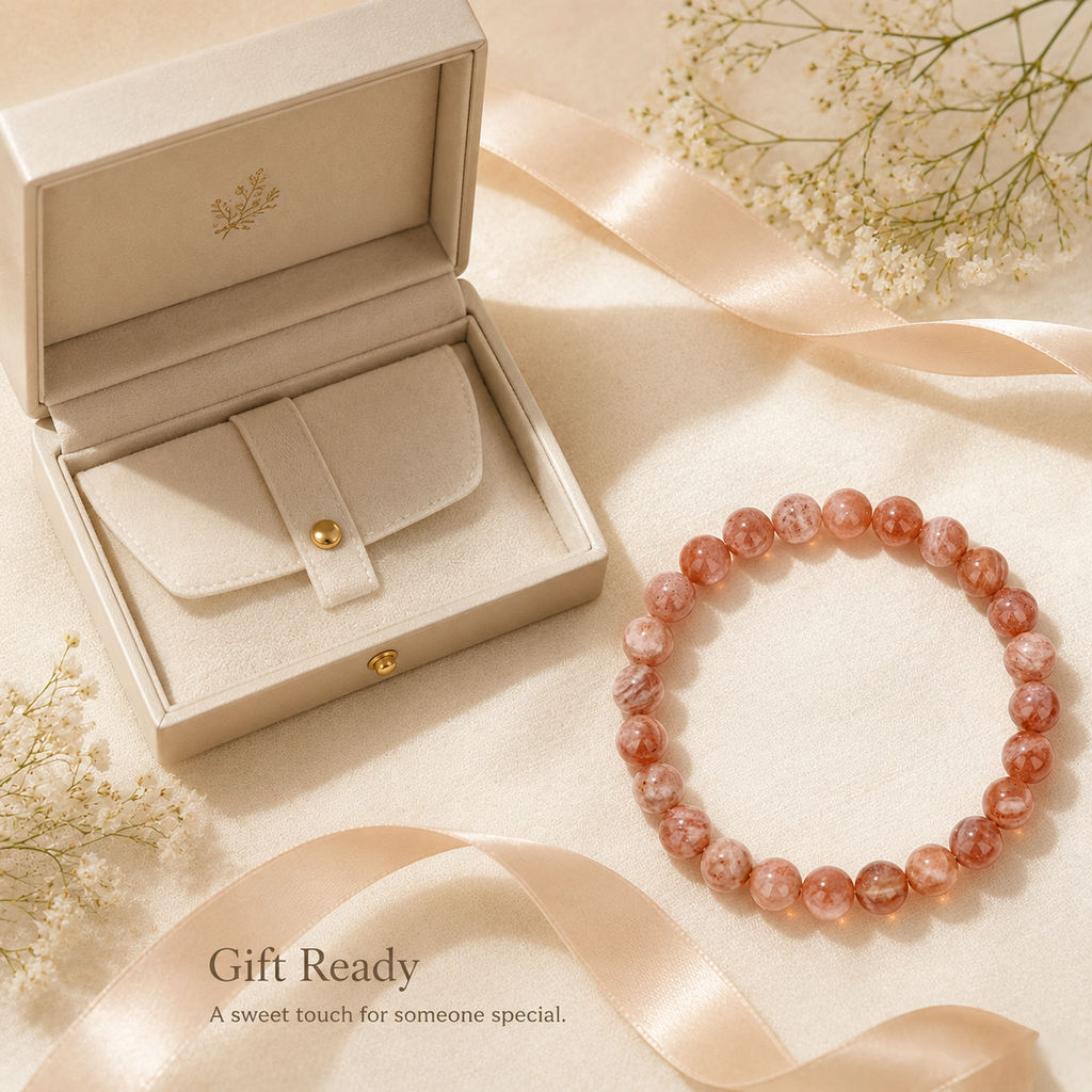Sunstone Bracelet — Bright Confidence Energy — 8mm