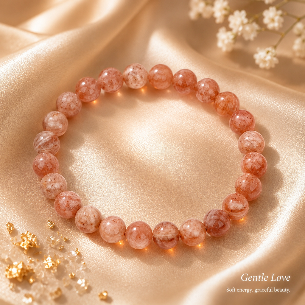 Sunstone Bracelet — Bright Confidence Energy — 8mm