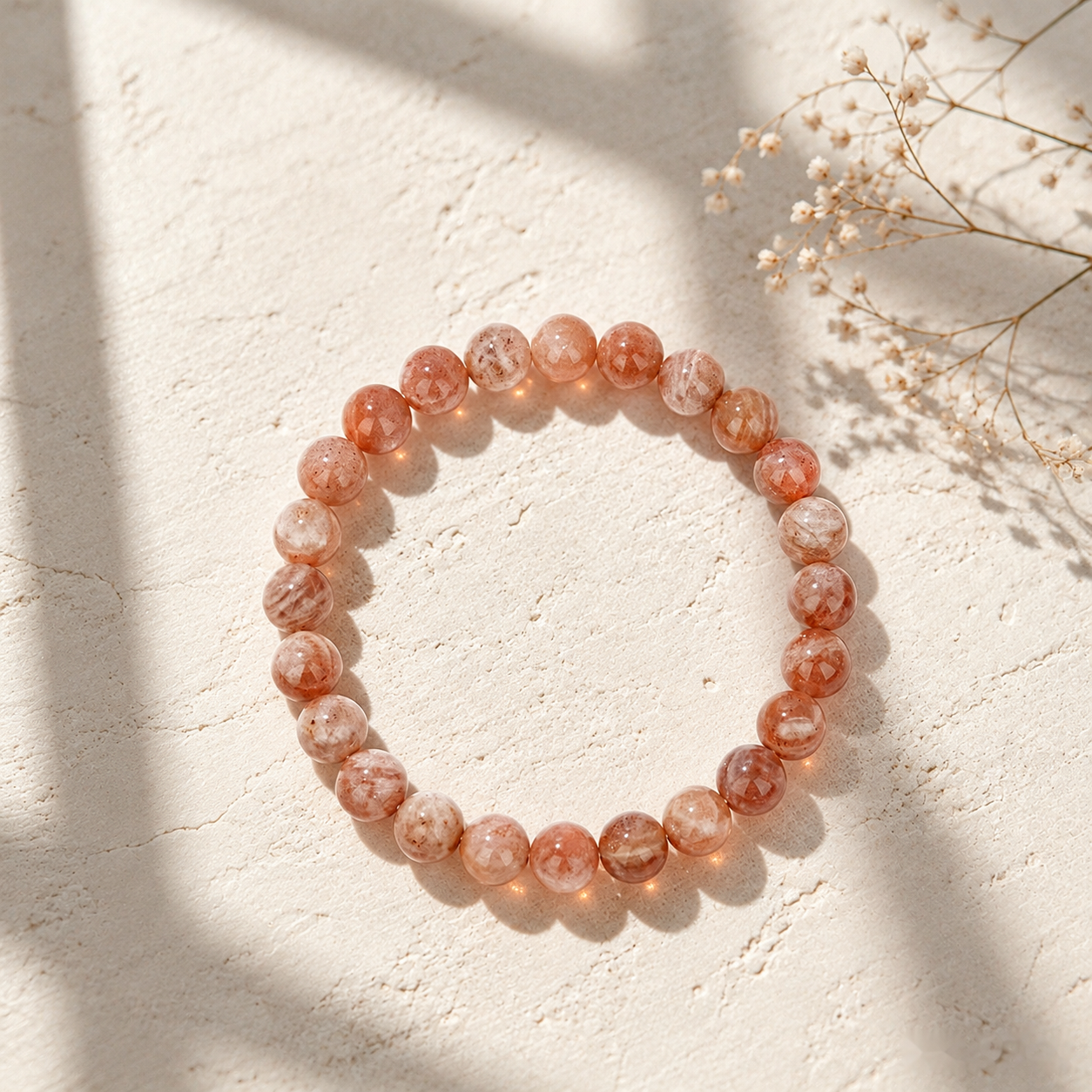 Sunstone Bracelet — Bright Confidence Energy — 8mm