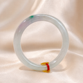 Treated Jadeite Bangle - Lavender Tone