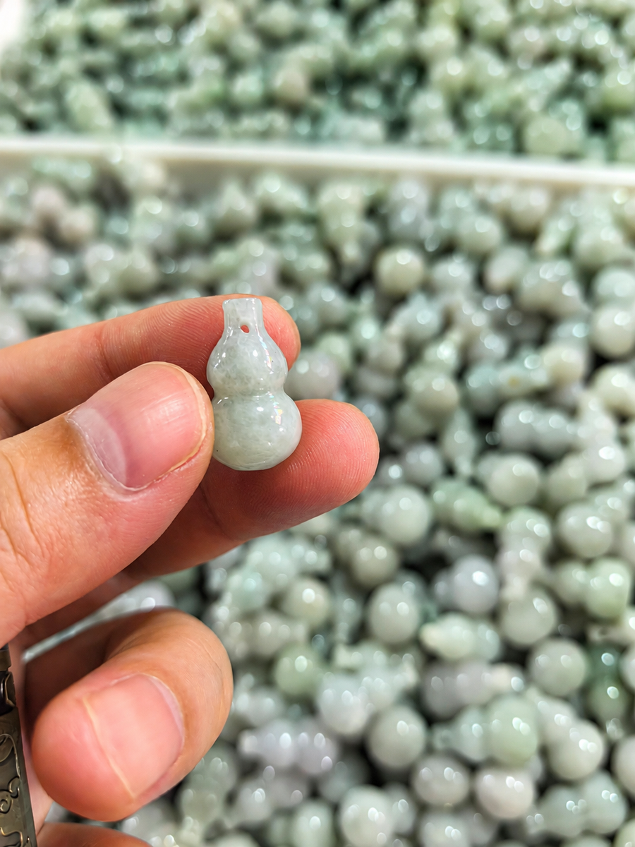 Jade Gourd Pendant