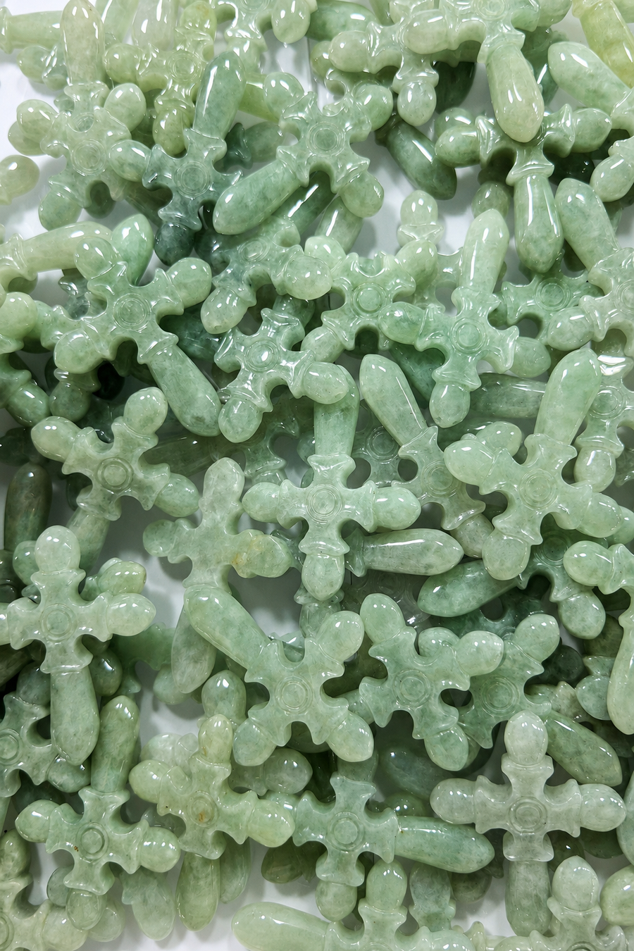 Jade Cross Pendant