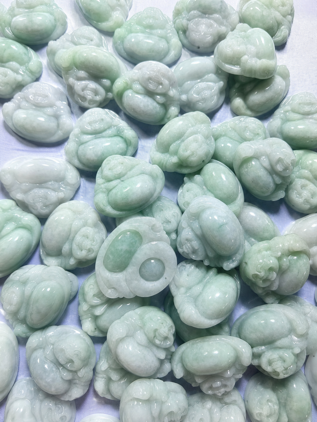 Jade Buddha Pendant - Large Size