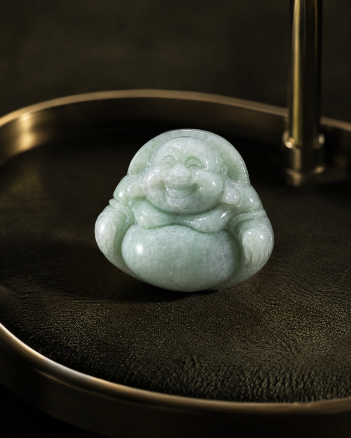 Jade Buddha Pendant - Large Size