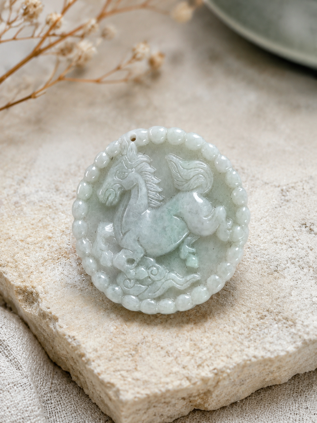 Jade Horse Pendant