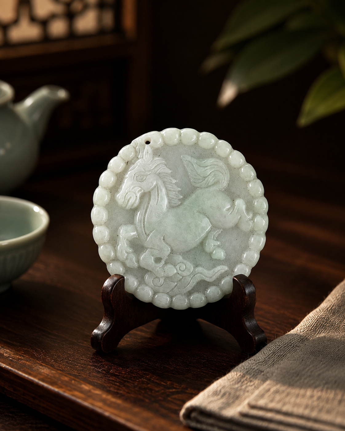 Jade Horse Pendant