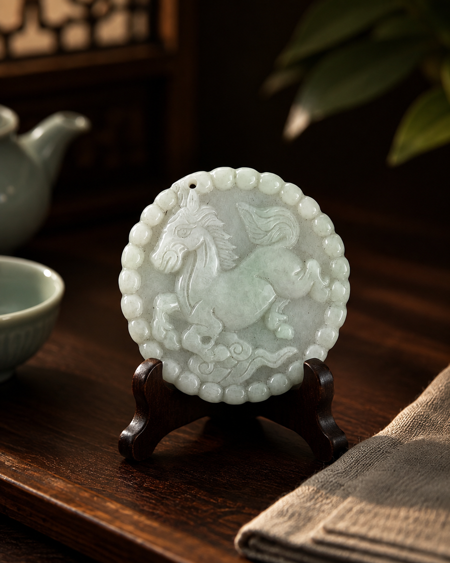 Jade Horse Pendant