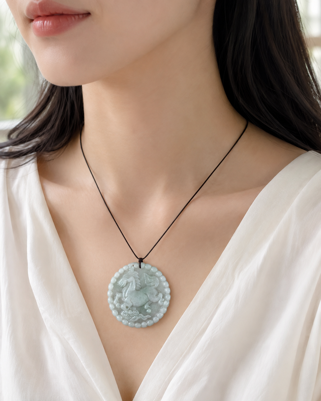 Jade Horse Pendant