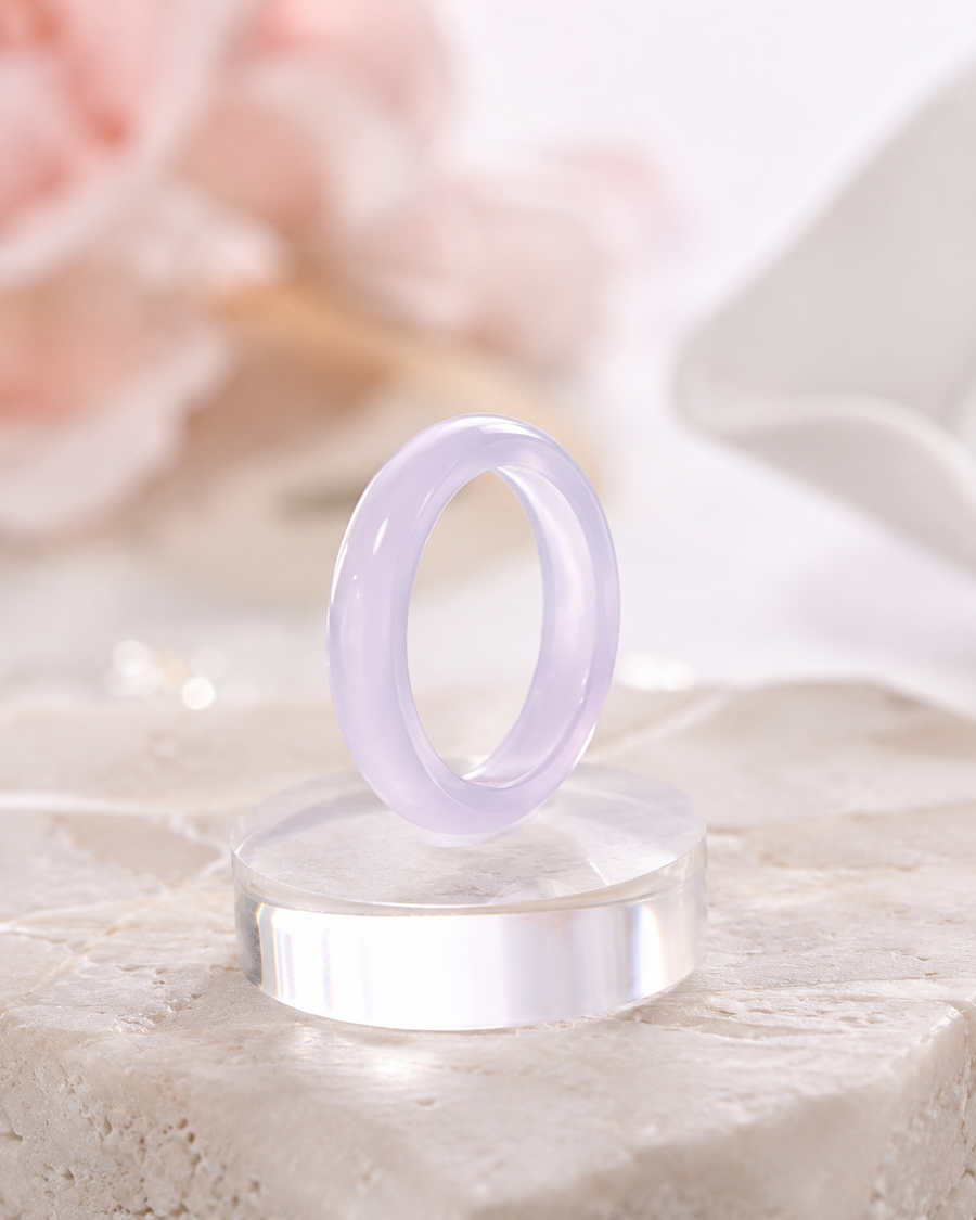White Chalcedony Ring