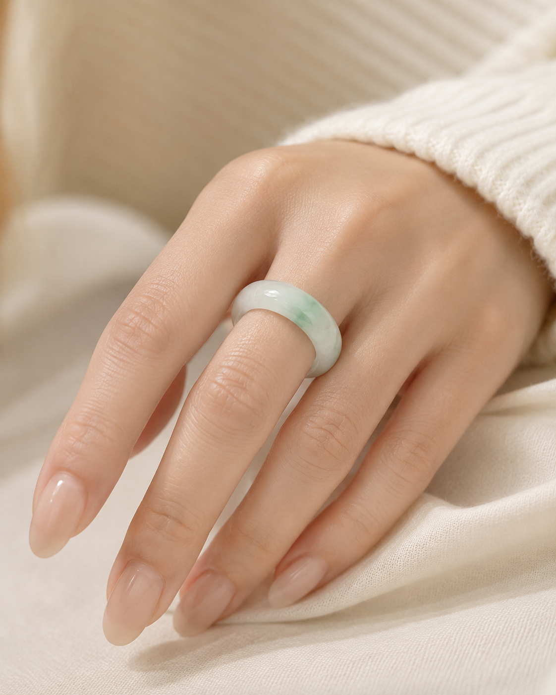 Jade Thumb Ring