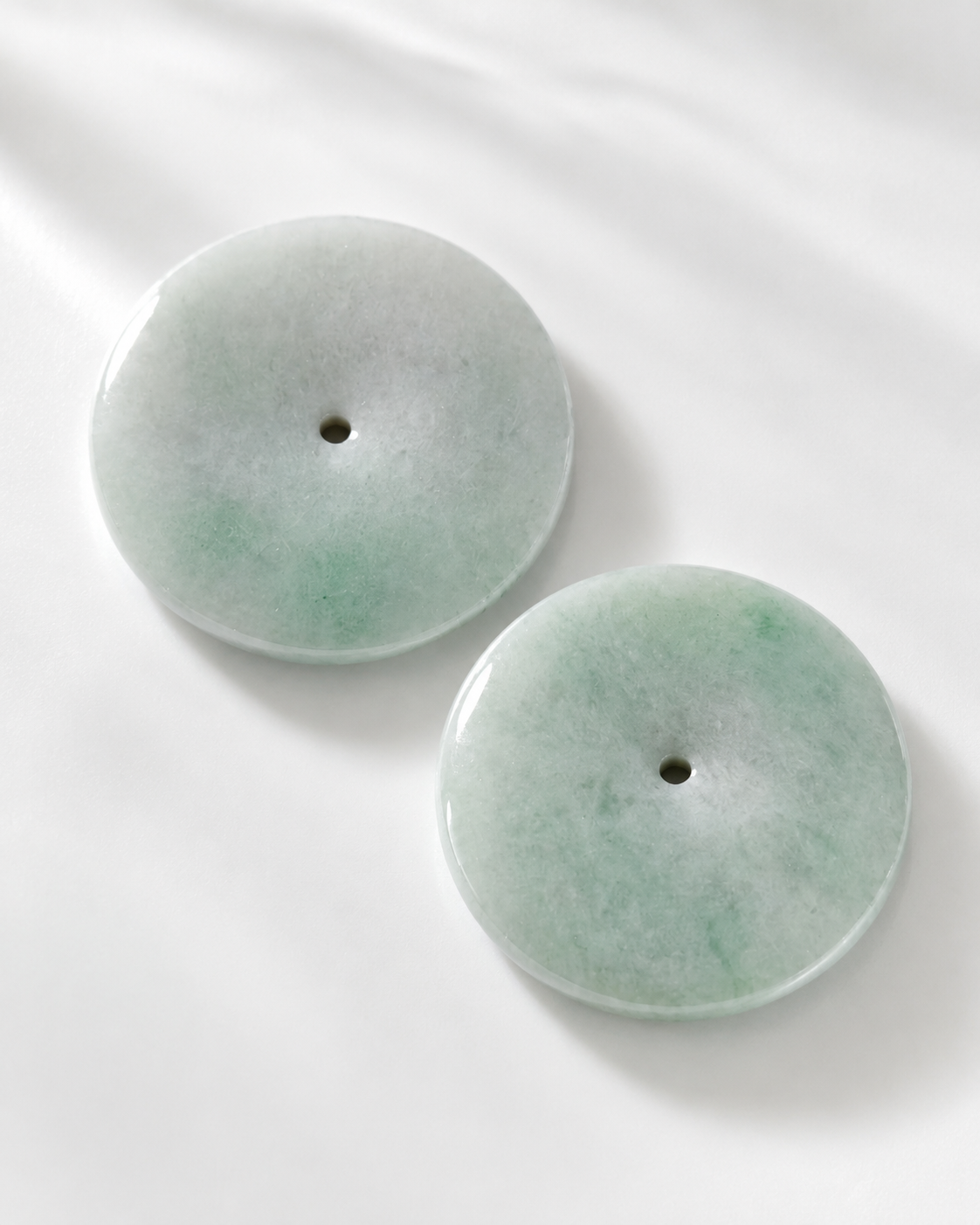 Jade Donut Pendant - Large Size