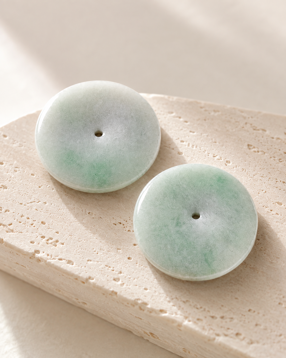 Jade Donut Pendant - Large Size