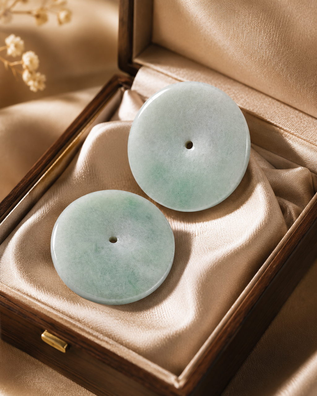 Jade Donut Pendant - Large Size