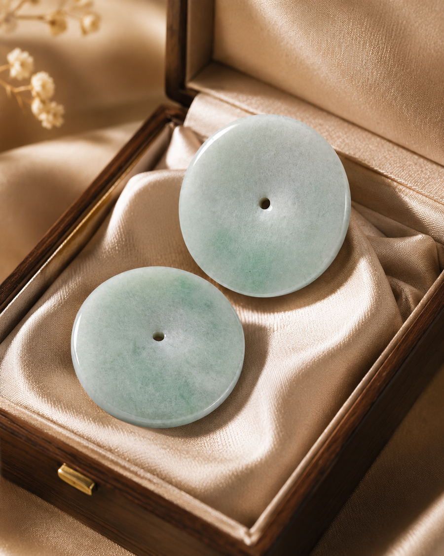 Jade Donut Pendant - Large Size
