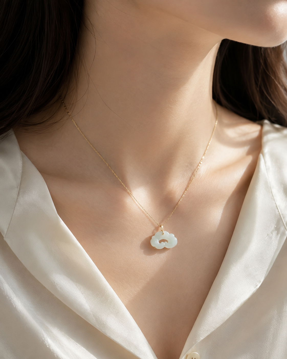 Jade Lock Pendant