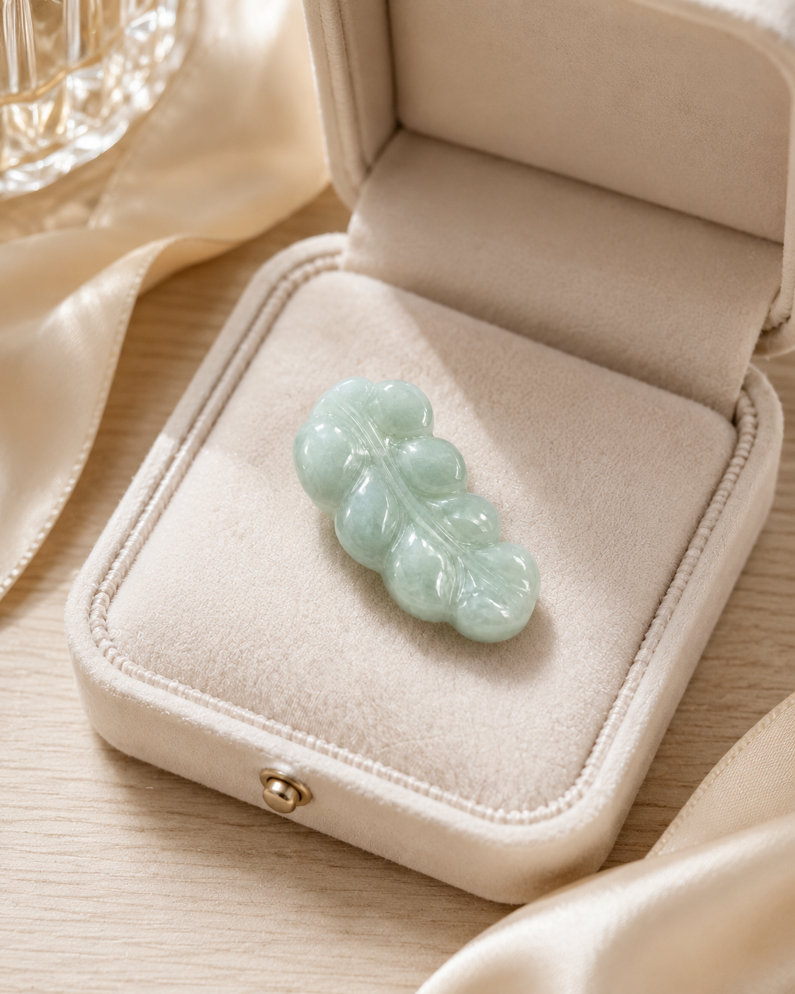 Jade Leaf Pendant