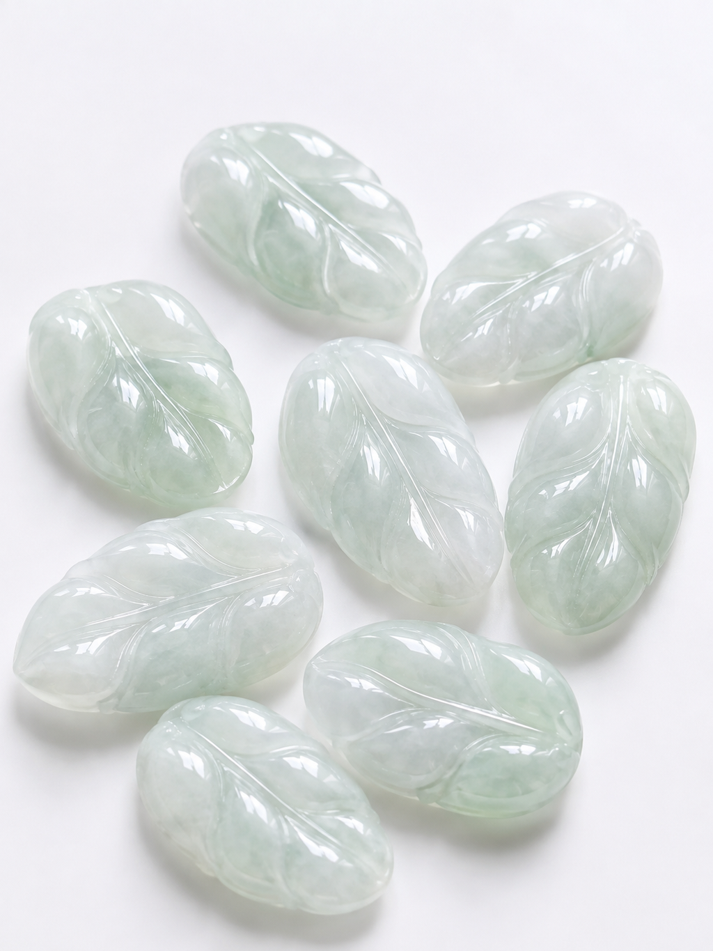 Jade Leaf Pendant - Large Size