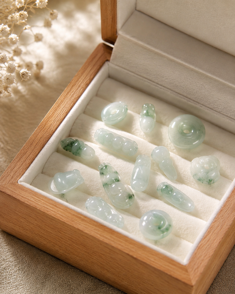 Jade Bean Pendant