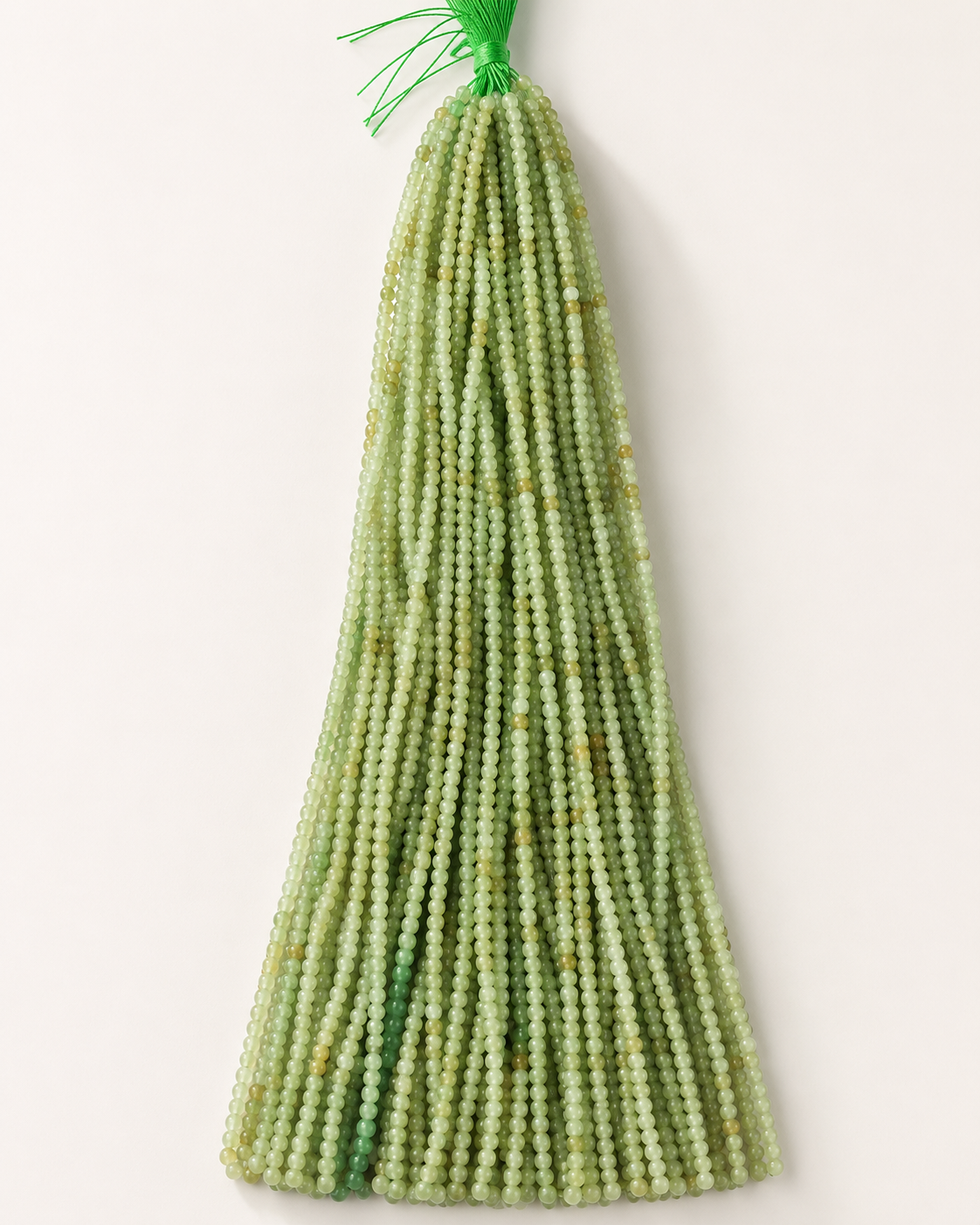 Jade Bead Necklace - approx. 5 mm bead size