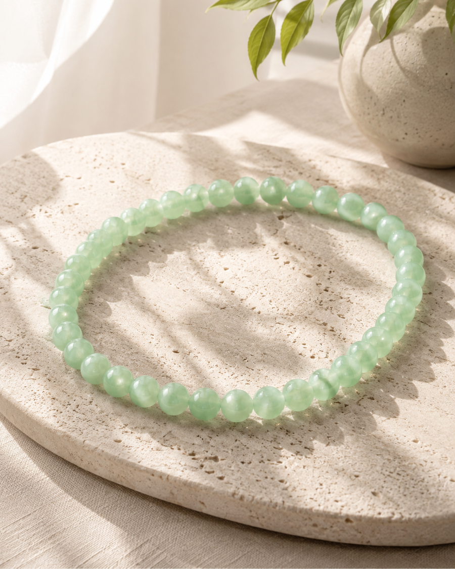 Jade Bead Necklace - approx. 8 mm bead size - Style 02
