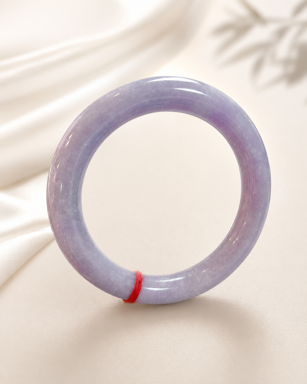 Treated Jadeite Bangle - Violet Tone
